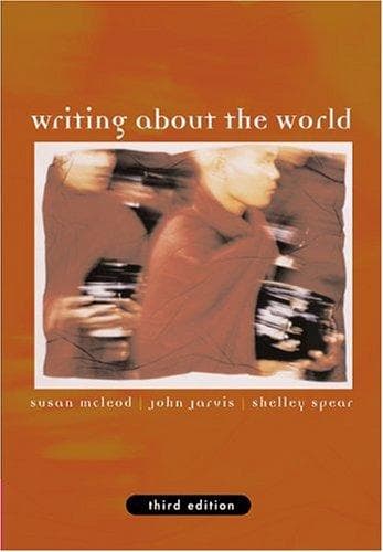 Tapa de Writing about the World (with InfoTrac )