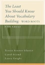 Tapa de The least you should know about vocabulary building