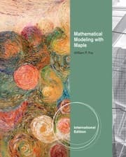 Tapa de Mathematical Modeling With Maple