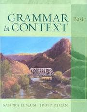 Tapa de Grammar in context