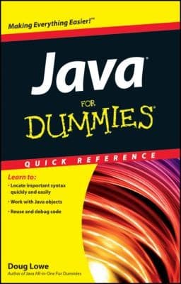 Tapa de Java For Dummies Quick Reference