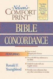 Tapa de Nelsons Comfort Print Bible Concordance
