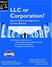 Tapa de LLC or corporation?