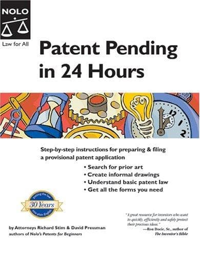 Tapa de Patent Pending in 24 Hours