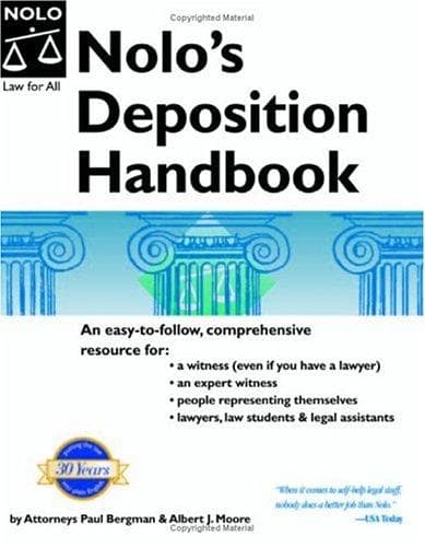 Tapa de Nolo's Deposition Handbook