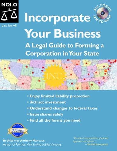 Tapa de Incorporate your business