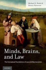 Tapa de Minds Brains And Law The Conceptual Foundations Of Law And Neuroscience