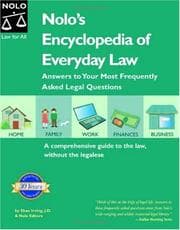 Tapa de Nolo's encyclopedia of everyday law