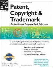 Tapa de Patent, copyright & trademark