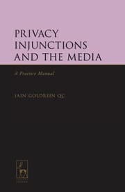 Tapa de Privacy Injunctions And The Media A Practice Manual