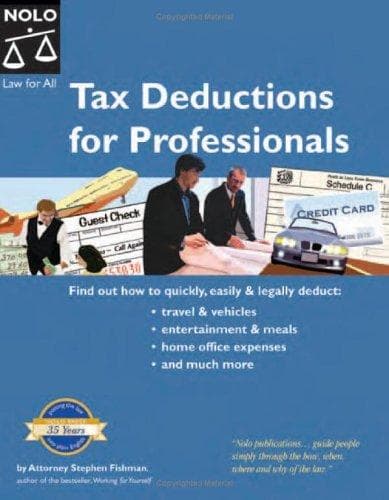Tapa de Tax deductions for professionals