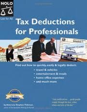 Tapa de Tax deductions for professionals
