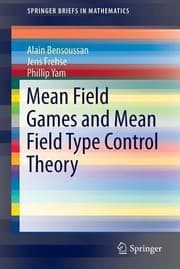 Tapa de Mean Field Games And Mean Field Type Control Theory