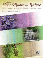 Tapa de Songs Of Love Music And Nature 10 Contemporary Solos For Female Voice And Piano