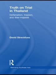 Tapa de Truth On Trial In Thailand Defamation Treason And Lsemajest