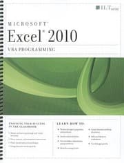 Tapa de Excel 2010 Vba Programming Data