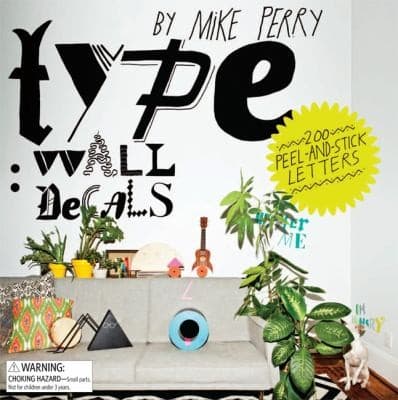Tapa de Type Wall Decals By Mike Perry