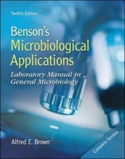 Tapa de Bensons Microbiological Applications Laboratory Manual In General Microbiology