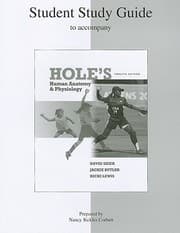 Tapa de Student Study Guide To Accompany Holes Human Anatomy Physiology Twelfth Edition By David Shier Jackie Butler Ricki Lewis