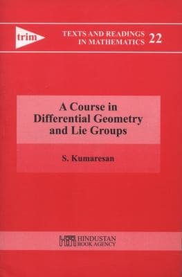 Tapa de A Course In Differential Geometry And Lie Groups