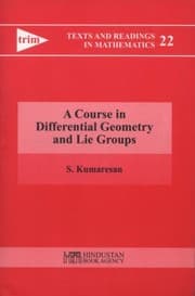 Tapa de A Course In Differential Geometry And Lie Groups