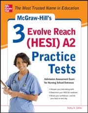 Tapa de Mcgrawhills 3 Evolve Reach Hesi A2 Practice Tests