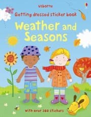 Tapa de Getting Dressed Sticker Book Weather And Seasons