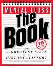 Tapa de Mental Floss The Book The Greatest Lists In The History Of Listory