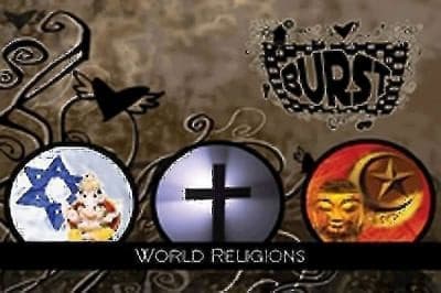 Tapa de Burst World Religions Pkg 5 Student Booklets