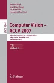 Tapa de Computer Vision Accv 2007 8th Asian Conference On Computer Vision Tokyo Japan November 1822 2007 Proceedings
