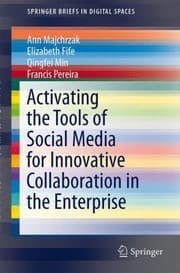 Tapa de Activating The Tools Of Social Media For Innovative Collaboration In The Enterprise