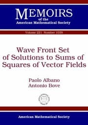 Tapa de Wave Front Set Of Solutions To Sums Of Squares Of Vector Fields