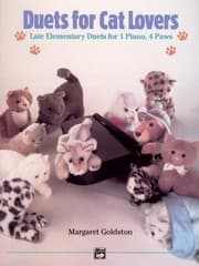 Tapa de Duets For Cat Lovers Late Elementary Duets For 1 Piano 4 Paws