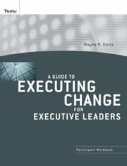 Tapa de A Guide To Executing Change For Executive Leaders Participant Workbook