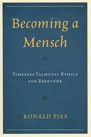 Tapa de Becoming A Mensch Timeless Talmudic Ethics For Everyone