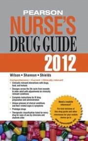 Tapa de Pearson Nurses Drug Guide 2012