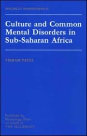Tapa de Culture And Common Mental Disorders In Subsaharan Africa