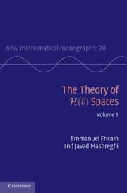 Tapa de The Theory of Hb Spaces
            
                New Mathematical Monographs