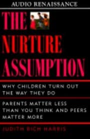 Tapa de The Nurture Assumption