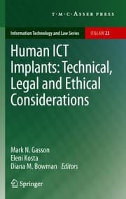 Tapa de Human Ict Implants Technical Legal And Ethical Considerations
