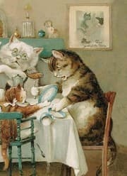 Tapa de Cat Family Desk Notebook