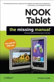 Tapa de Nook Tablet The Missing Manual The Book That Should Have Been In The Box