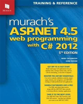 Tapa de Murachs Aspnet 45 Web Programming With C 2012