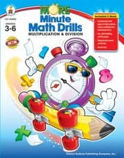 Tapa de More Minute Math Drills Multiplication Division