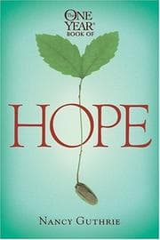Tapa de The one year book of hope