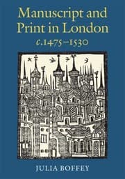 Tapa de Manuscript And Print In London C14751530