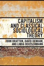 Tapa de Capitalism And Classical Sociological Theory