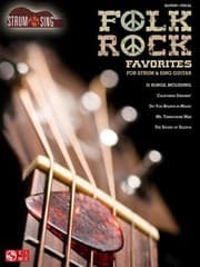 Tapa de Folk Rock Favorites For Strum Sing Guitar