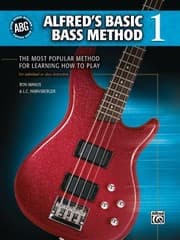 Tapa de Alfreds Basic Bass Method The Most Popular Method For Learning How To Play