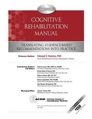 Tapa de Cognitive Rehabilitation Manual Translating Evidencebased Recommendations Into Practice